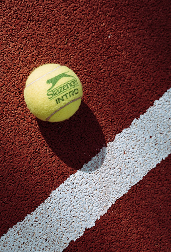 tennis ball on court, National Tennis School